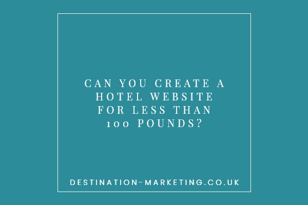 cheap hotel website - can you create one for less than 100 pounds
